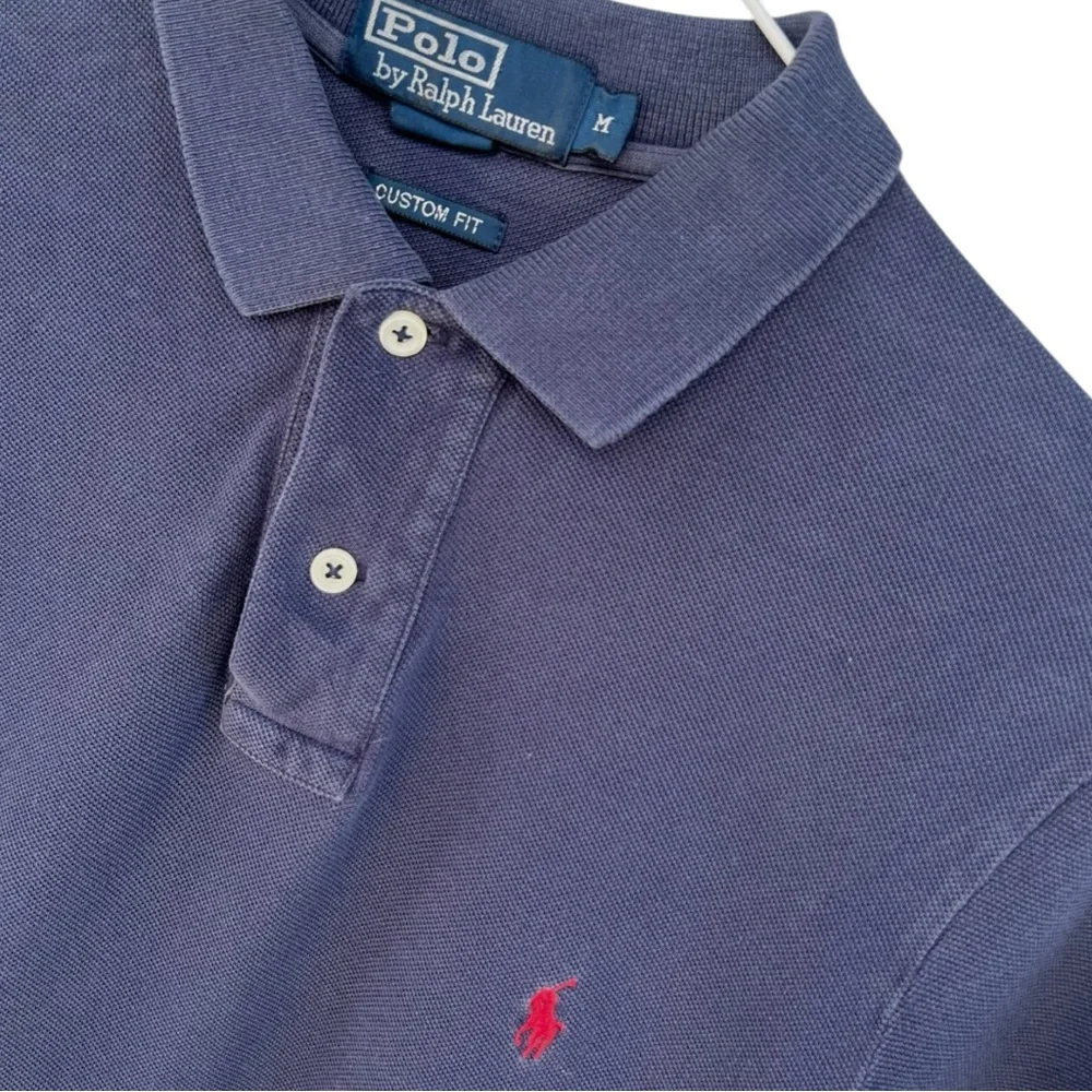 🔵 👕 Polo Ralph Lauren‎ Navy Polo Shirt | Men’s M | Custom Fit